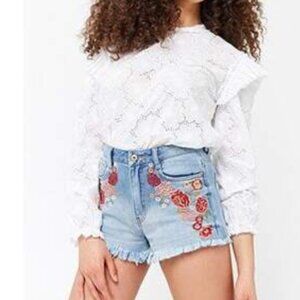 Forever 21 boho floral style shorts size 29.